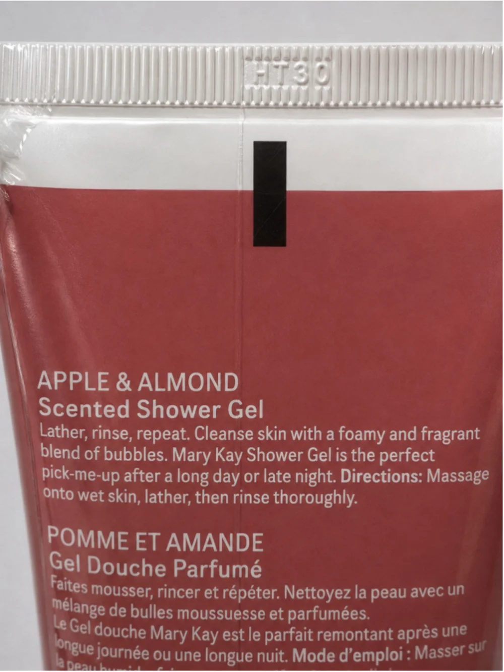 Mary Kay Apple & Almond Body Lotion and Shower Gel Set, One Size, Red/White
